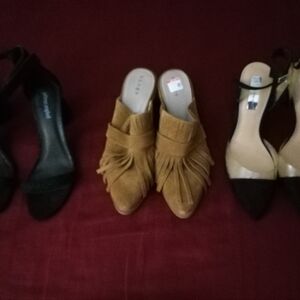 Stylish Tan Fringe Women's Mules